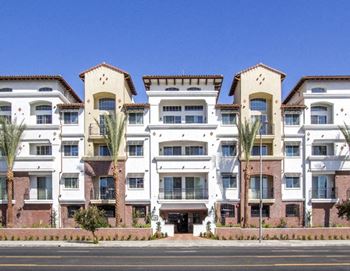 Gated Entrance at Le Blanc Apartment Homes, Canoga Park, CA, 91304